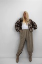 pantalone effetto velluto a costa velvet